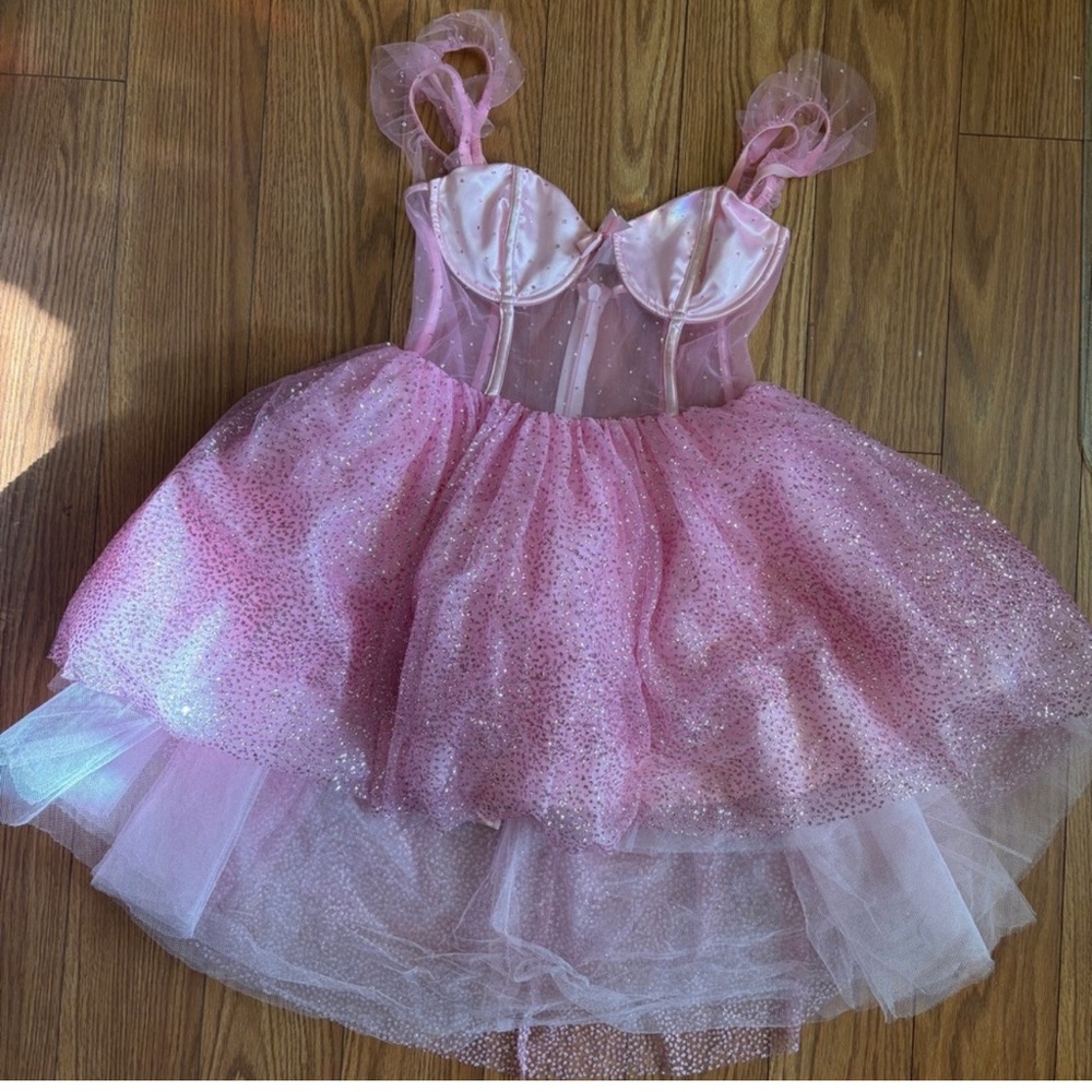 Sugar Thrillz Glittery Pink Dress